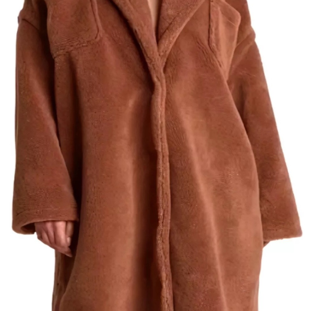Coozy Cozy Brown Teddy Coat